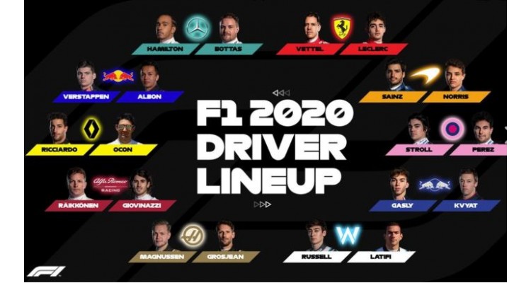 Formula 1-2020-İstanbul sürücüleri