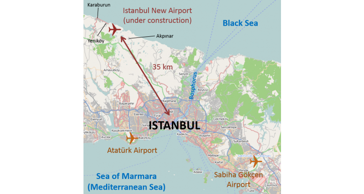 İstanbul New Airport-map