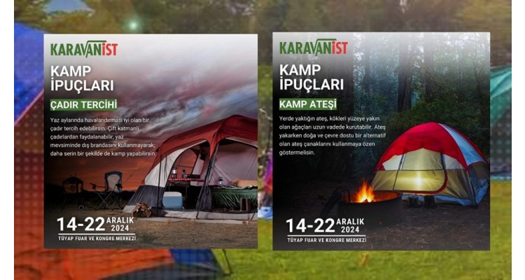 KARAVANİST İstanbul -Karavan ve Ekipmanları-Tiny House-Outdoor ve Kamp Malzemeleri Fuarı