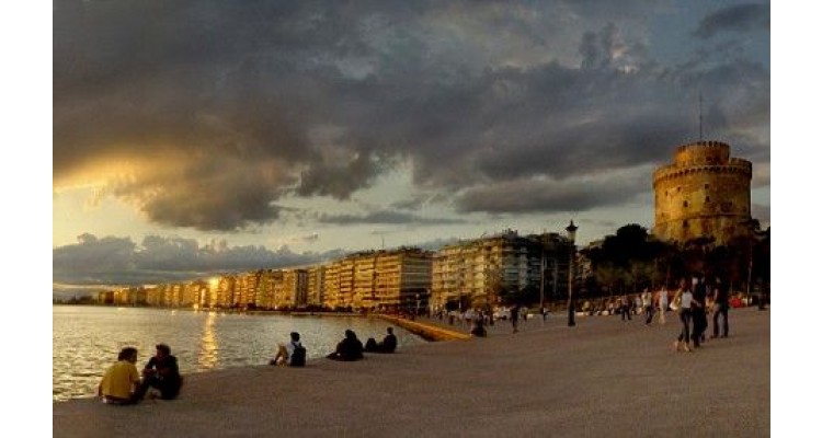 Θεσσαλονίκη-ηλιοβασίλεμα