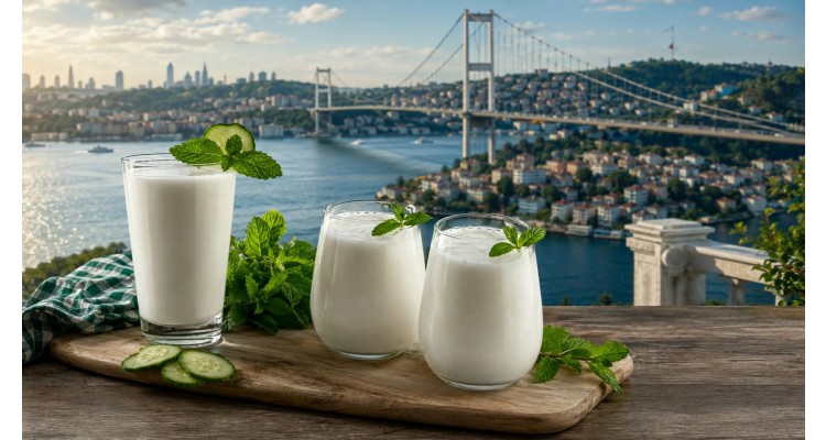 ayran-turkish yogurt drink