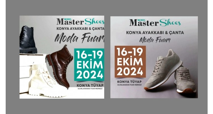 Nobel Master Shoes -Έκθεση μόδας υποδημάτων & τσαντών στο Ικόνιο