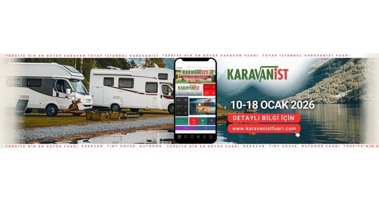 KARAVANIST İstanbul -Έκθεση τροχόσπιτων  και εξοπλισμού τους-Εξοπλισμού Υπαίθρου και Κάμπινγκ