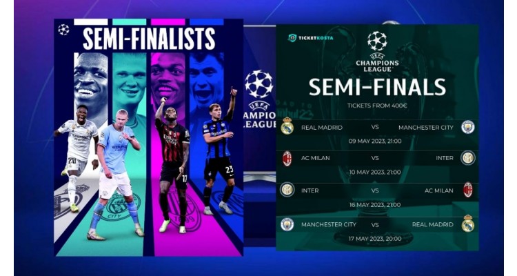 2023 UEFA Champions League Final -Istanbul-semifinalists