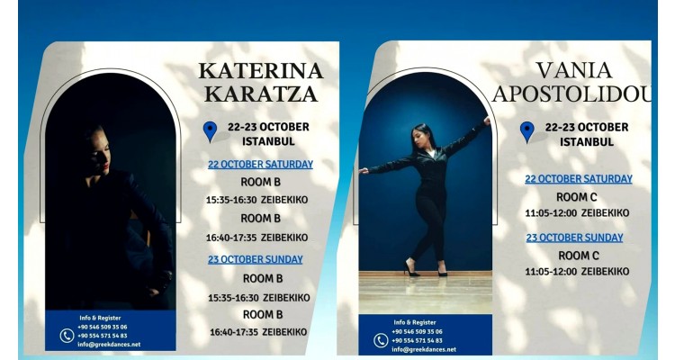 international greek dances congress-2022-Istanbul-instructors